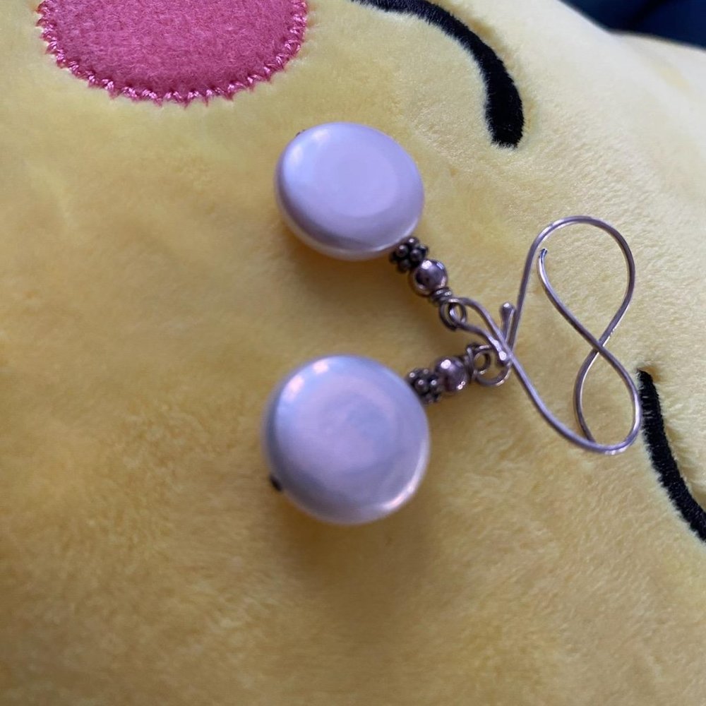 Pearl earrings